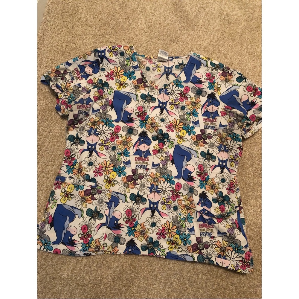 Eeyore scrub top